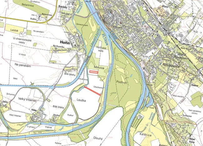 Prodej pole, Hořín, 21437 m2