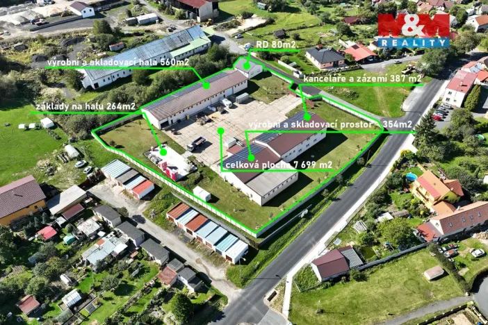 Prodej obchodního prostoru, Zbraslavice, 1381 m2