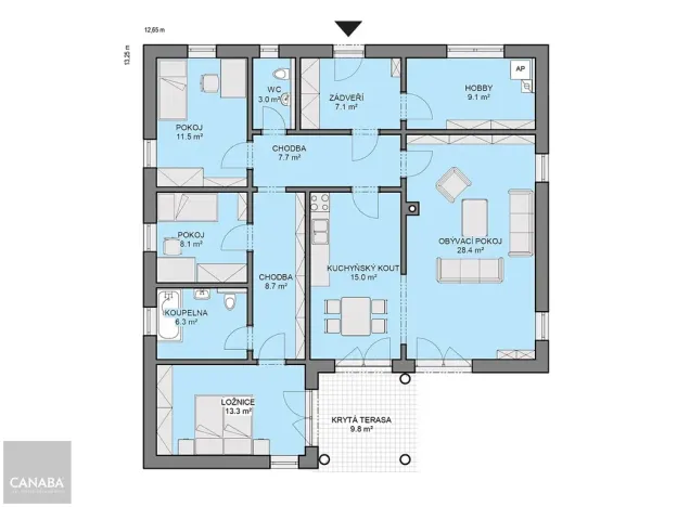 Prodej rodinného domu, Psáry, 136 m2
