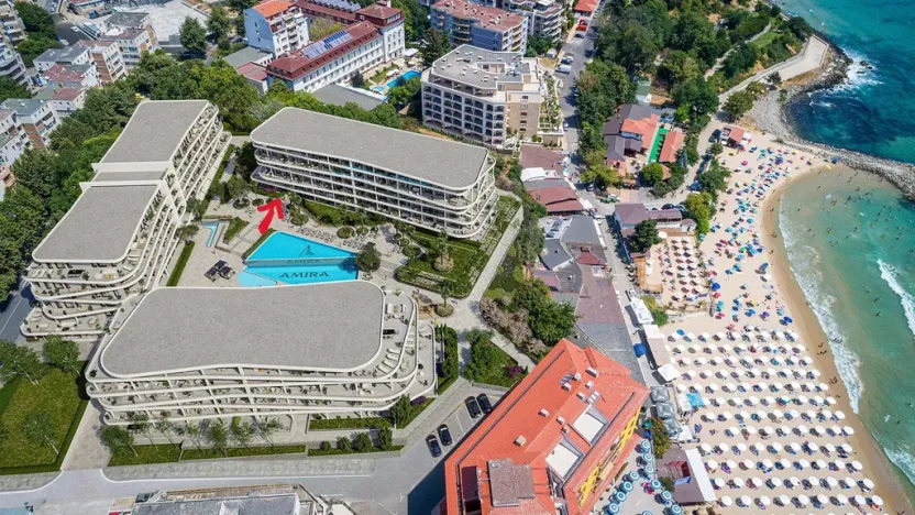 Prodej bytu 1+kk, Nesebar, AMIRA SEA RESIDENCE, Bulharsko, 39 m2