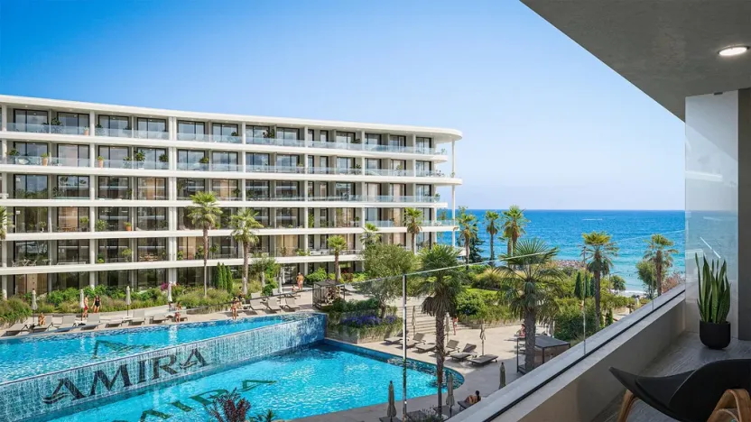 Prodej bytu 1+kk, Nesebar, AMIRA SEA RESIDENCE, Bulharsko, 39 m2