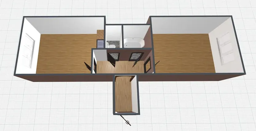 Prodej bytu 2+kk, Praha - Podolí, Dvorecké náměstí, 55 m2