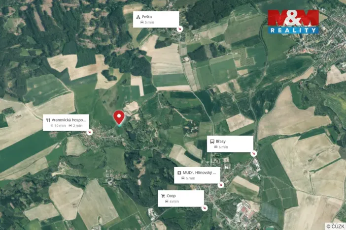 Prodej pozemku pro bydlení, Břasy - Vranovice, 3877 m2