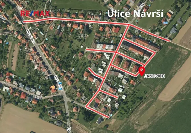 Prodej pozemku pro bydlení, Velká Bíteš, Návrší, 1216 m2