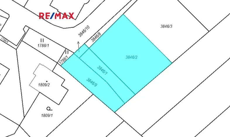 Prodej pozemku pro bydlení, Velká Bíteš, Návrší, 1216 m2