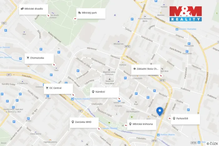 Pronájem kanceláře, Chomutov, Ruská, 125 m2