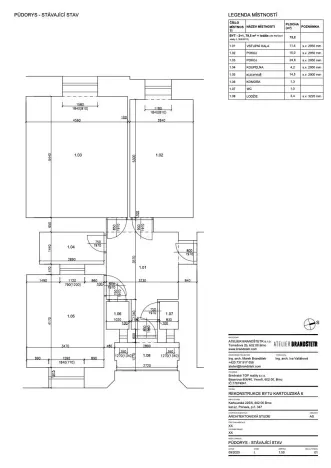 Prodej bytu 2+1, Brno, Kartouzská, 79 m2