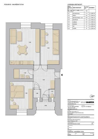 Prodej bytu 2+1, Brno, Kartouzská, 79 m2