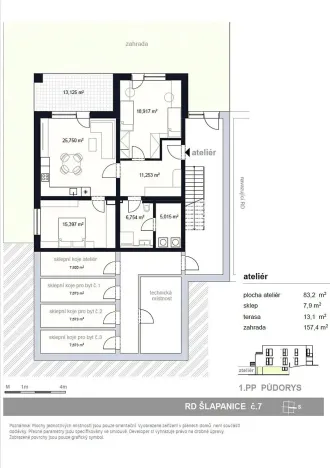 Prodej bytu 3+kk, Šlapanice, 96 m2