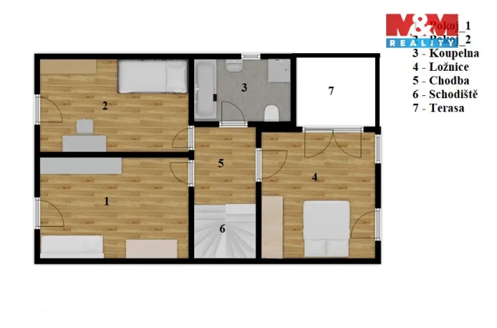 Pronájem rodinného domu, Praha - Březiněves, Poštolčí, 141 m2