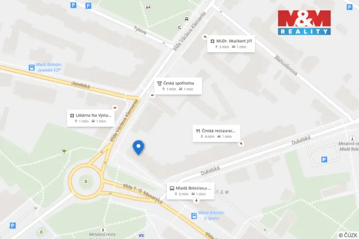 Prodej bytu 2+1, Mladá Boleslav - Mladá Boleslav II, třída T. G. Masaryka, 61 m2