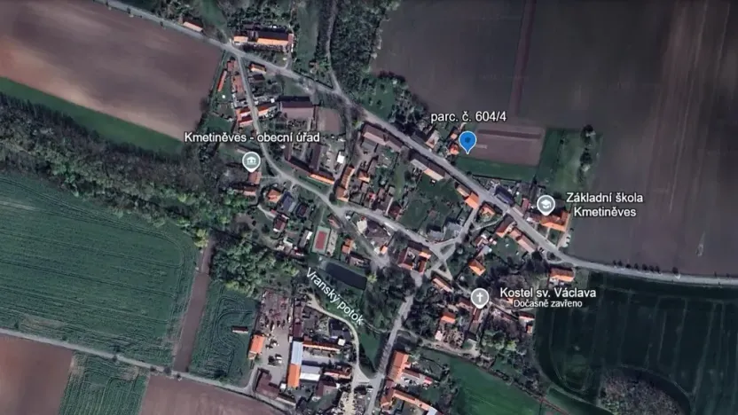 Prodej pole, Kmetiněves, 952 m2