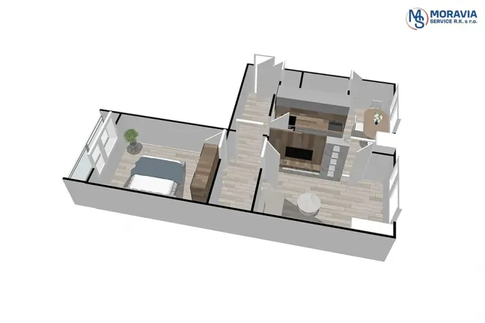 Prodej bytu 2+1, Olomouc, Brněnská, 58 m2