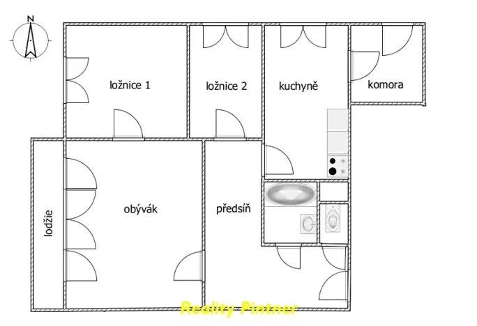 Prodej bytu 3+1, Plzeň, Strážnická, 70 m2