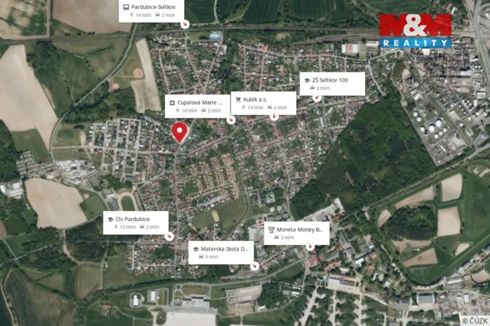 Prodej rodinného domu, Pardubice - Svítkov, Žižkova, 140 m2