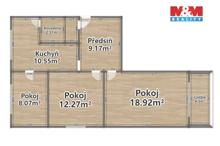 Pronájem bytu 3+1, Poběžovice, Budovatelů, 69 m2