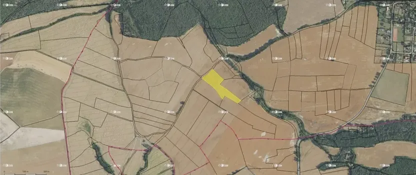 Prodej pole, Bratřínov, 8434 m2