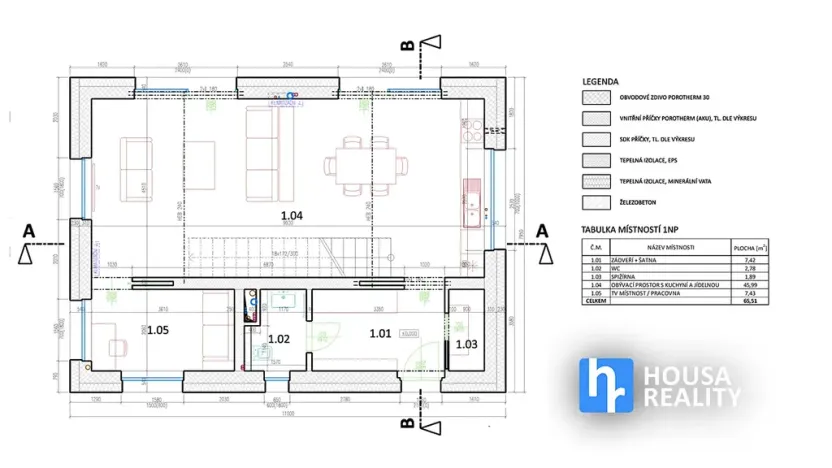 Pronájem rodinného domu, Praha - Křeslice, Ke stráni, 190 m2