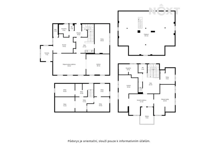 Prodej vily, Podbořany, Hlubanská, 171 m2