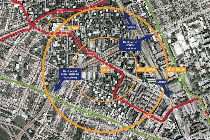 Pronájem komerční nemovitosti, Brno, náměstí Svornosti, 86 m2