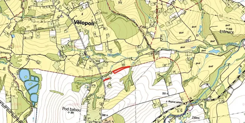 Prodej pole, Střítež, 8695 m2