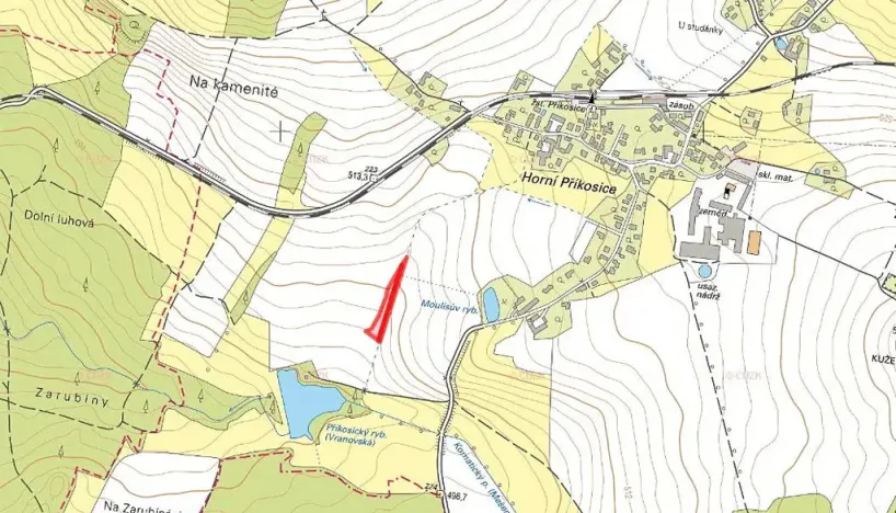 Prodej pole, Příkosice, 3569 m2