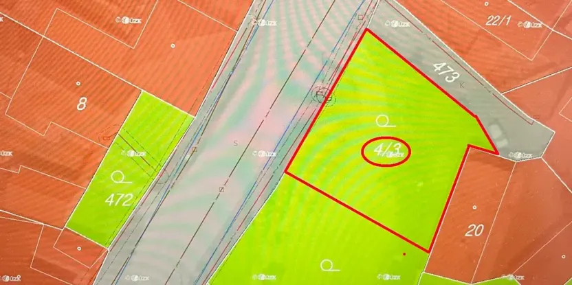 Prodej pozemku pro bydlení, Roudná, 419 m2