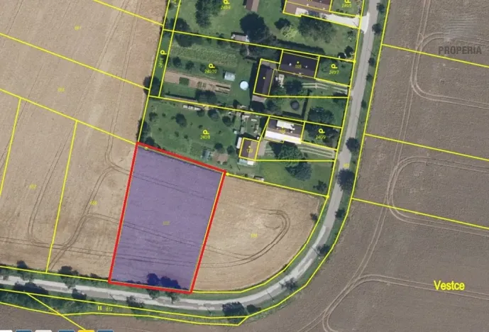 Prodej komerčního pozemku, Cerekvice nad Bystřicí, 2533 m2