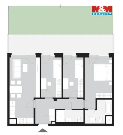 Prodej bytu 4+kk, Kladno - Dubí, Ke křížku, 227 m2