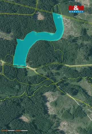 Prodej rybníku, Nová Bystřice - Klenová, 45469 m2