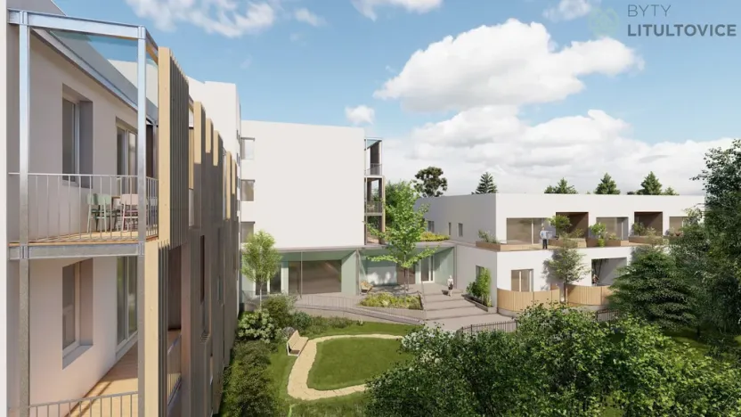 Prodej bytu 1+kk, Litultovice, 43 m2