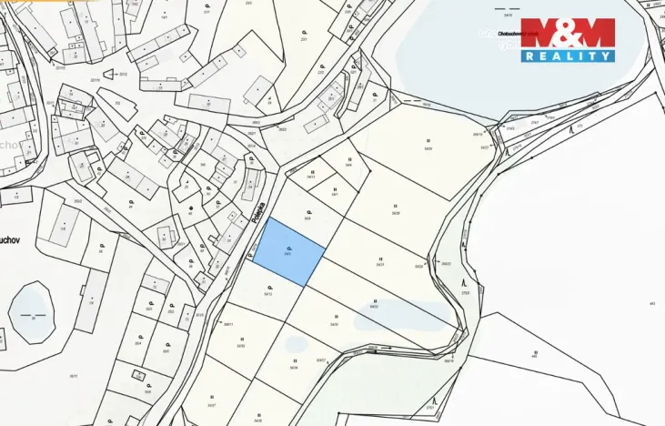 Prodej zahrady, Kořenice - Chotouchov, 1052 m2