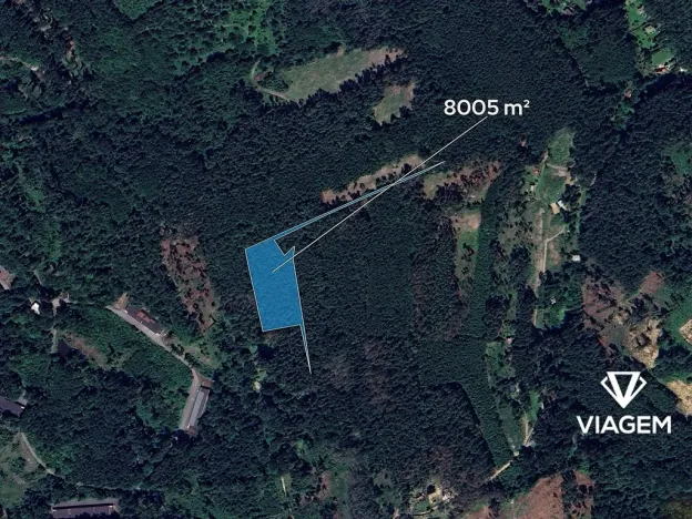 Prodej podílu lesa, Psáry, 2001 m2