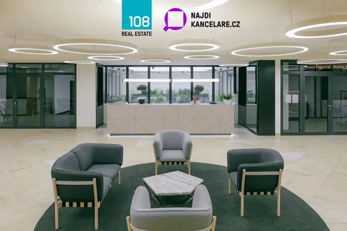 Pronájem kanceláře, Praha - Karlín, Sokolovská, 964 m2