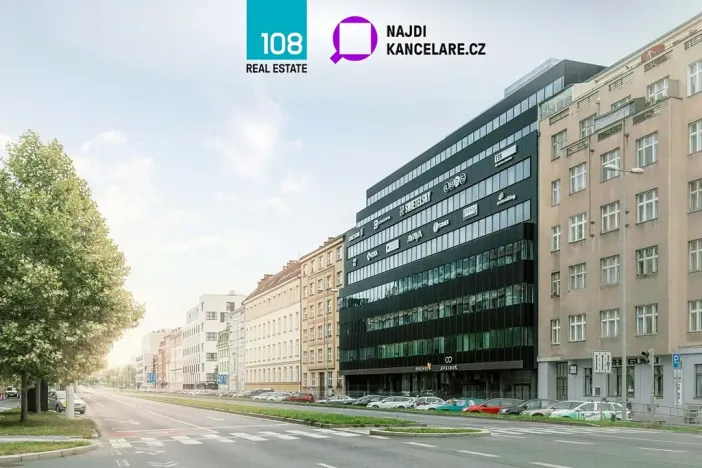 Pronájem kanceláře, Praha - Karlín, Sokolovská, 342 m2