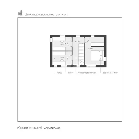 Prodej rodinného domu, Plzeň, 78 m2