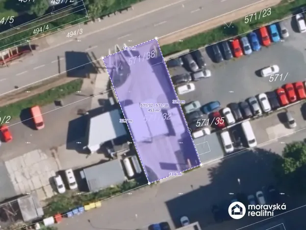 Prodej komerční nemovitosti, Brno, U Červeného mlýna, 453 m2