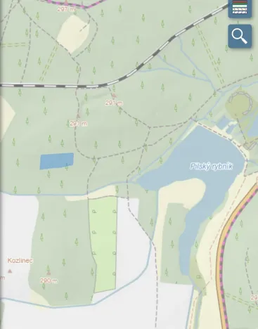 Prodej lesa, Veliny, 4431 m2