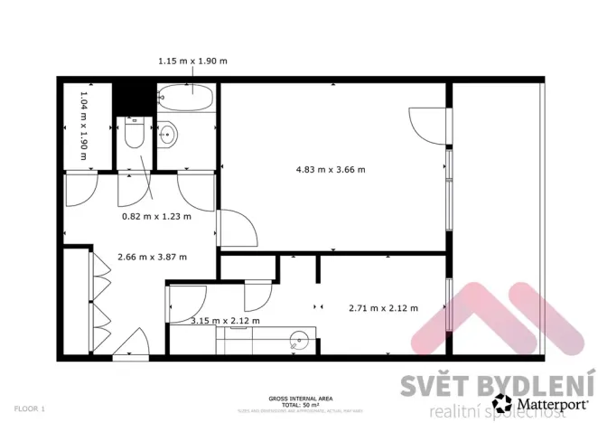 Prodej bytu 1+1, Praha - Bohnice, Katovická, 55 m2