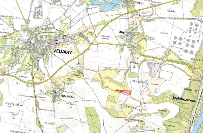 Prodej pole, Uhy, 19159 m2