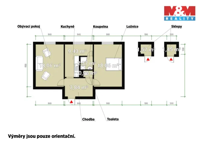 Prodej bytu 2+1, Bor, Přimdská, 63 m2