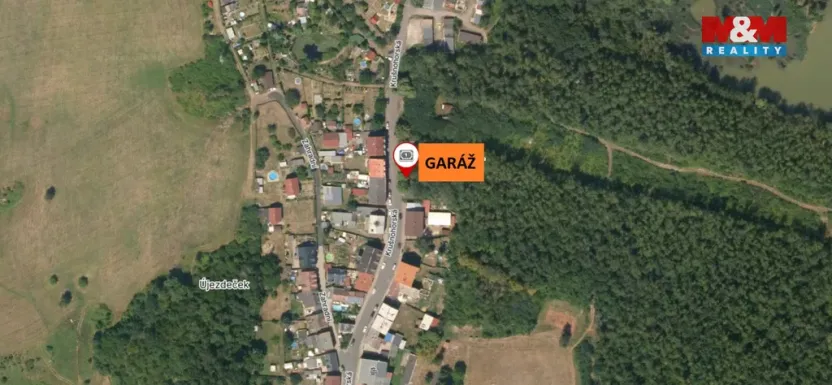 Prodej garáže, Újezdeček, Krušnohorská, 20 m2