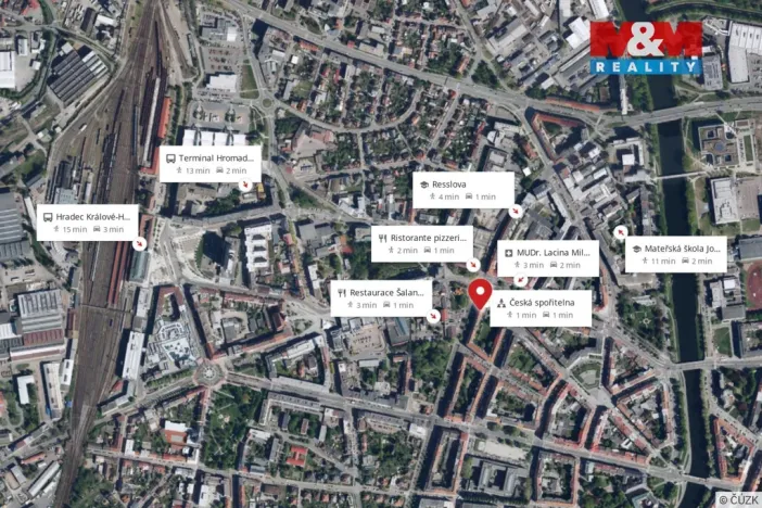 Prodej bytu 1+1, Hradec Králové, Střelecká, 51 m2