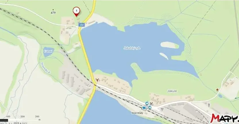 Prodej pozemku, Nové Hrady, 355 m2