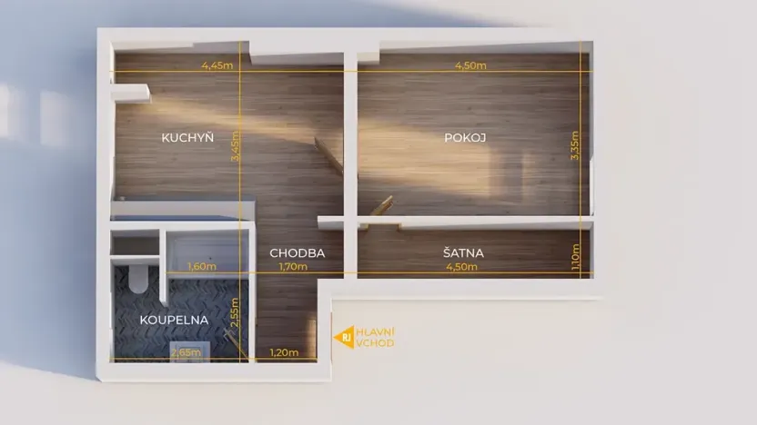 Pronájem bytu 1+1, Ostrava, 28. října, 47 m2