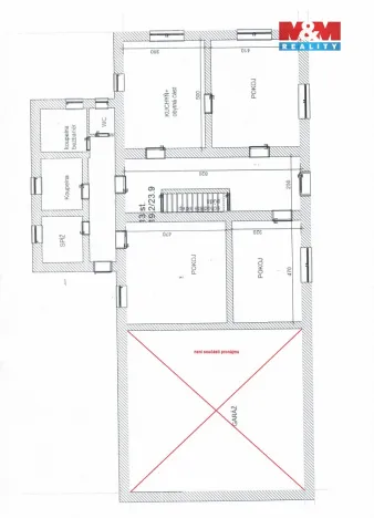 Pronájem rodinného domu, Vysokov, 196 m2