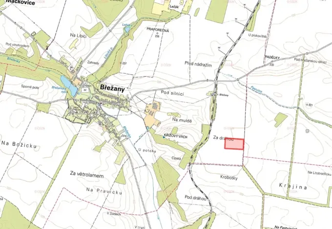 Prodej pole, Břežany, 25279 m2