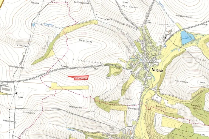 Prodej pole, Nučice, 10286 m2