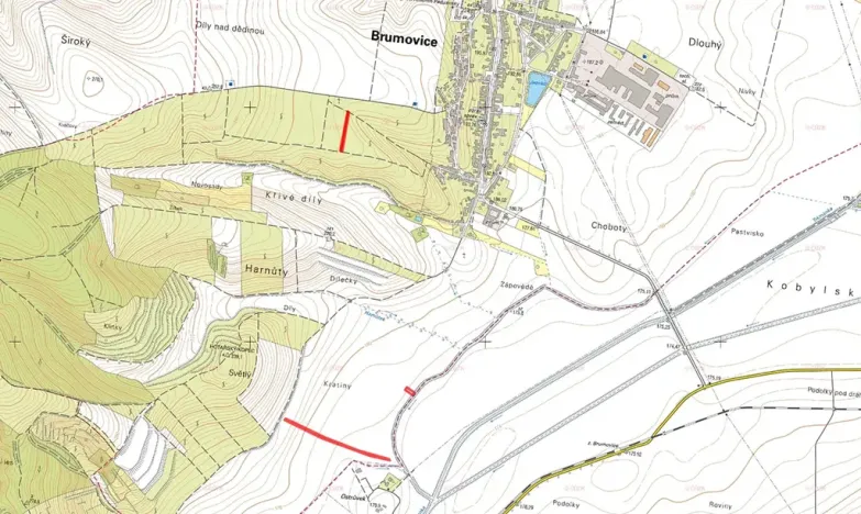 Prodej pole, Brumovice, 5714 m2