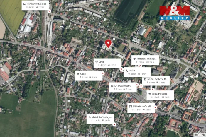Prodej bytu 1+1, Heřmanův Městec, Heřmanského, 44 m2